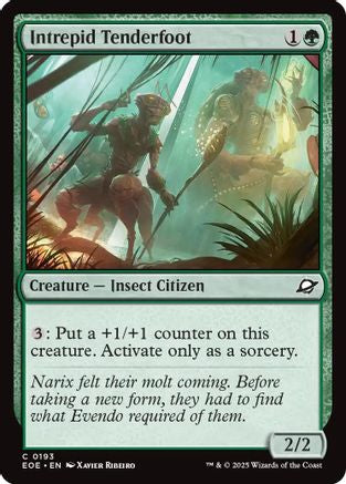 Intrepid Tenderfoot (EOE-193) - Edge of Eternities Foil