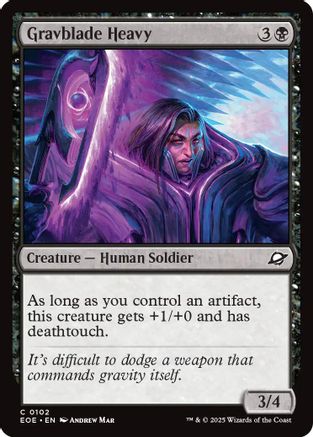 Gravblade Heavy (EOE-102) - Edge of Eternities Foil