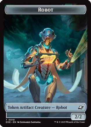 Robot // Lander (0007) Double-Sided Token (EOE-10 // 7) - Edge of Eternities