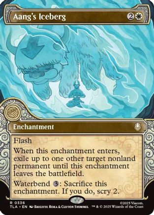 Aang's Iceberg (Showcase) (TLA-336) - Avatar: The Last Airbender Foil