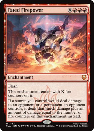 Fated Firepower (TLA-132) - Avatar: The Last Airbender Foil
