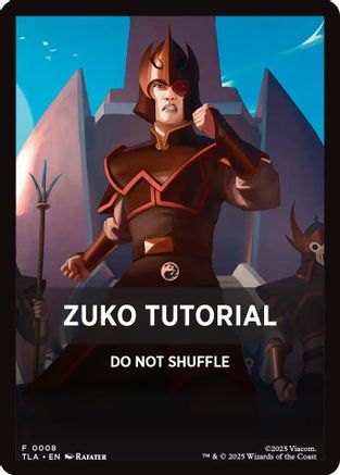 Zuko Tutorial Theme Card (TLE-008) - Avatar: The Last Airbender: Eternal-Legal