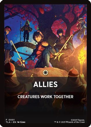 Allies Theme Card (TLE-001) - Avatar: The Last Airbender: Eternal-Legal