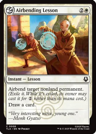 Airbender Lesson (TLA-008) - Avatar: The Last Airbender Foil