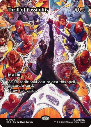 Thrill of Possibility (Borderless) (MAR-028) - Marvel Eternal-Legal