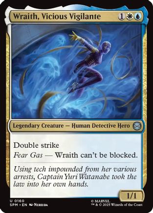 Wraith, Vicious Vigilante (SPM-160) - Marvel's Spider-Man Foil