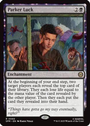 Parker Luck (SPM-060) - Marvel's Spider-Man Foil