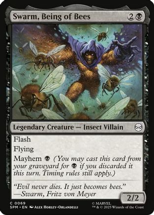 Swarm, Being of Bees (SPM-069) - Marvel's Spider-Man Foil