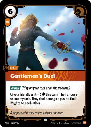 Gentlemen's Duel (008/024) - Origins Proving Grounds Foil