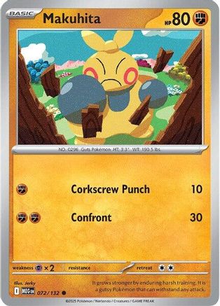 Makuhita 072/132  ME01 Mega Evolution - Common
