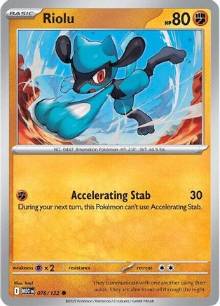 Riolu 076/132  ME01 Mega Evolution - Common