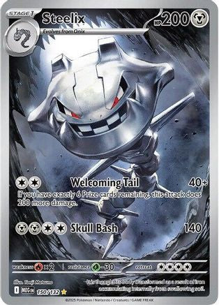 Steelix 150/132  - Holofoil ME01 Mega Evolution - Shiny Rare