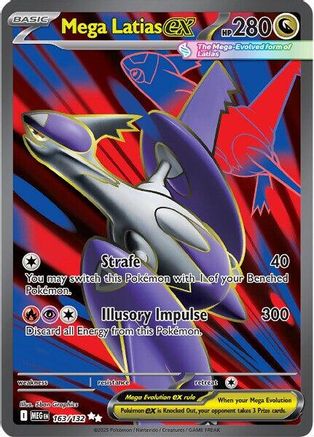 Mega Latias ex 163/132  - Holofoil ME01 Mega Evolution - Ultra Rare