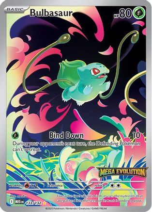 (Sealed) Bulbasaur 133/132  - Holofoil ME01 Mega Evolution - Illustration Rare