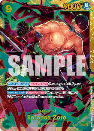 Roronoa Zoro - OP06-118 (Reprint) (OP06-118) - Premium Booster -The Best- Vol. 2 Foil