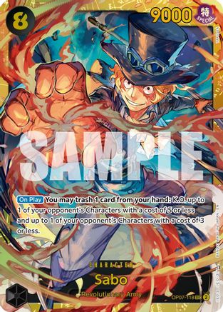 Sabo - OP07-118 (Reprint) (OP07-118) - Premium Booster -The Best- Vol. 2 Foil