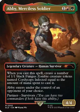 Abby, Merciless Soldier (SLD-2202) - Secret Lair Drop Series