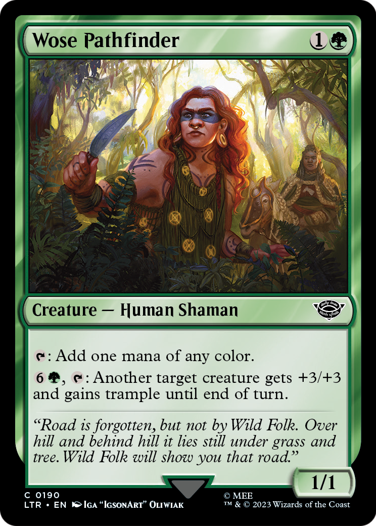 Wose Pathfinder (LTR-190) - The Lord of the Rings: Tales of Middle-earth Foil