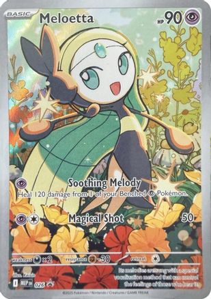 Meloetta 026  - Holofoil ME Mega Evolution Promo - Illustration Rare