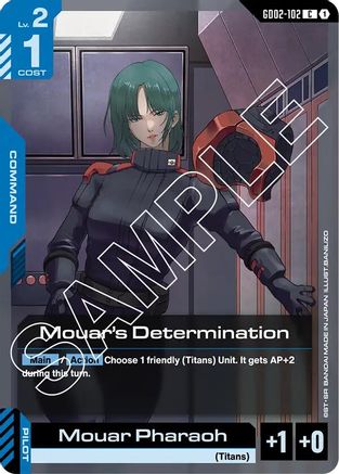 Mouar's Determination (GD02-102) - Dual Impact
