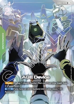 AGE Device (R+) (GD02-103) - Dual Impact Holofoil