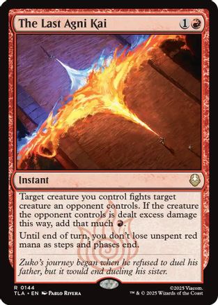 The Last Agni Kai (TLA-144) - Avatar: The Last Airbender Foil
