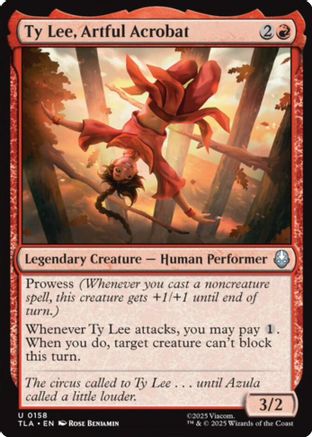 Ty Lee, Artful Acrobat (TLA-158) - Avatar: The Last Airbender