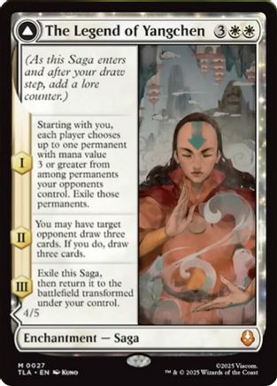 The Legend of Yangchen (TLA-027) - Avatar: The Last Airbender Foil