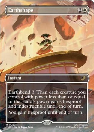 Earthshape (Borderless) (TLE-067) - Avatar: The Last Airbender: Eternal-Legal