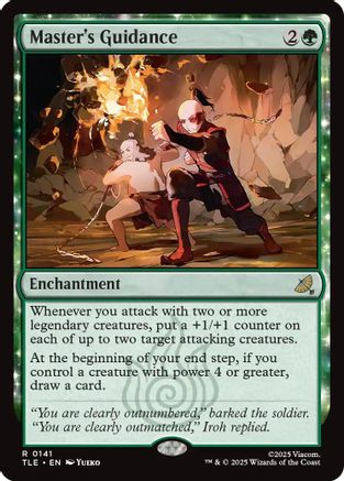 Master's Guidance (TLE-141) - Avatar: The Last Airbender: Eternal-Legal Foil