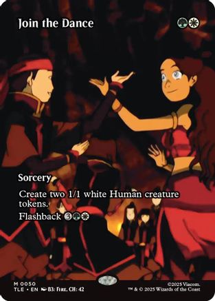 Join the Dance (Borderless) (TLE-050) - Avatar: The Last Airbender: Eternal-Legal