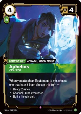 Aphelios - Exalted (049/221) - Spiritforged Foil