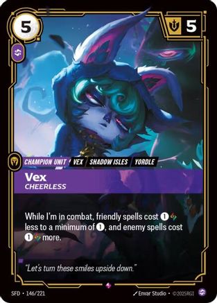 Vex - Cheerless (146/221) - Spiritforged Foil