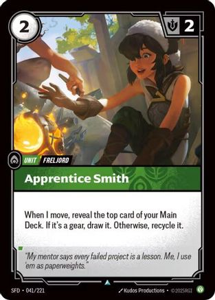 Apprentice Smith (041/221) - Spiritforged Foil