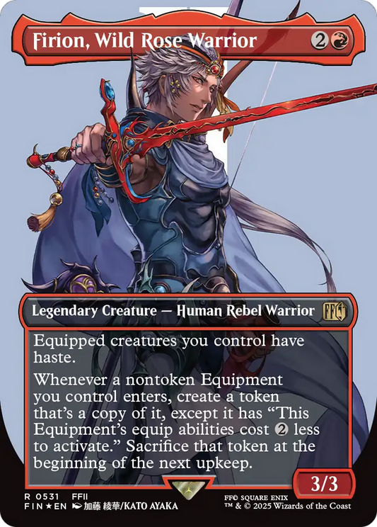 Firion, Wild Rose Warrior (FIN-531) - FINAL FANTASY (Surge Foil)(Borderless)