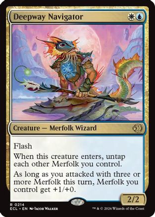 Deepway Navigator (ECL-214) - Lorwyn Eclipsed Foil