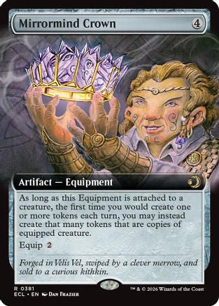 Mirrormind Crown (Extended Art) (ECL-381) - Lorwyn Eclipsed Foil