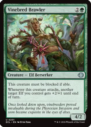 Vinebred Brawler (ECL-201) - Lorwyn Eclipsed Foil
