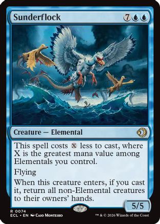 Sunderflock (ECL-074) - Lorwyn Eclipsed