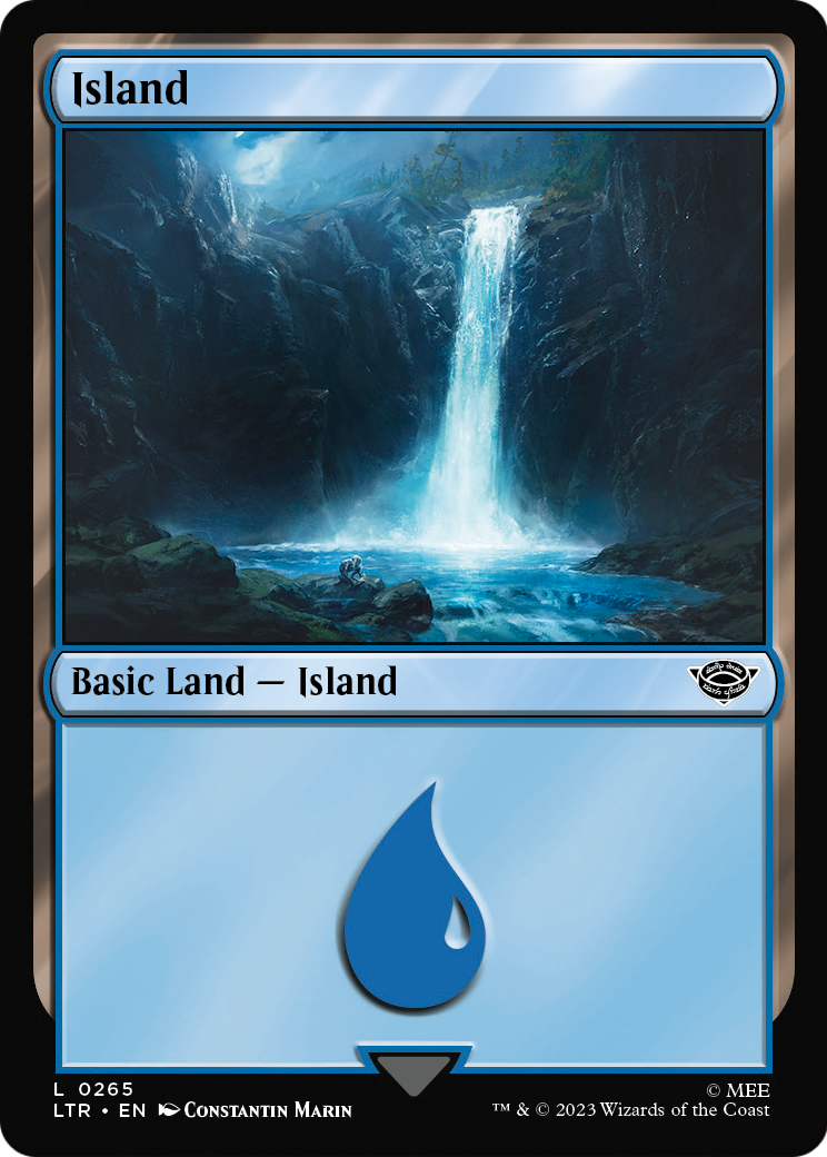 Island (0265) (LTR-265) - The Lord of the Rings: Tales of Middle-earth Foil