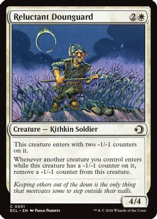 Reluctant Dounguard (ECL-031) - Lorwyn Eclipsed Foil