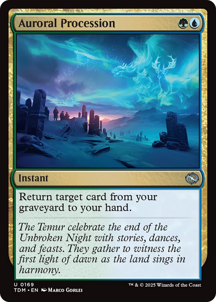 Auroral Procession (TDM-169) - Tarkir: Dragonstorm Foil