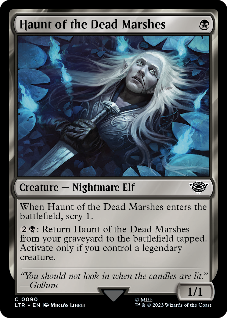 Haunt of the Dead Marshes (LTR-090) - The Lord of the Rings: Tales of Middle-earth Foil