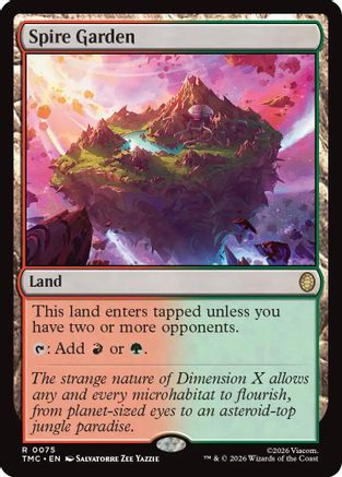 Spire Garden (TMC-075) - Commander: Teenage Mutant Ninja Turtles Foil