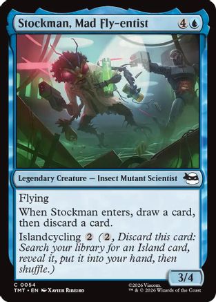 Stockman, Mad Fly-entist (TMT-054) - Teenage Mutant Ninja Turtles Foil