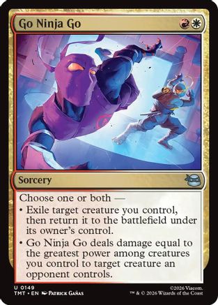 Go Ninja Go (TMT-149) - Teenage Mutant Ninja Turtles Foil