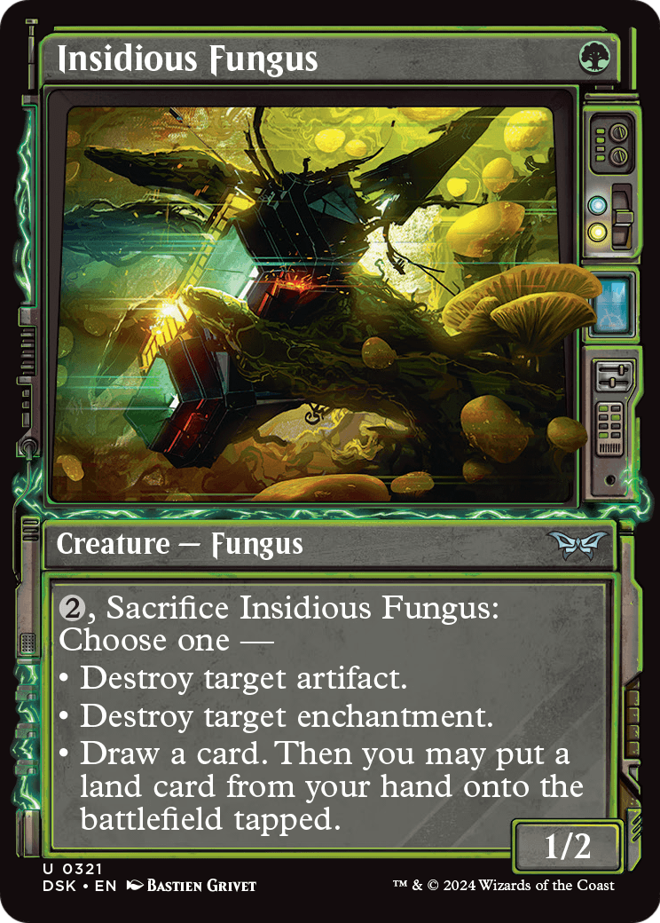 Insidious Fungus (Showcase) (DSK-321) - Duskmourn: House of Horror: (Showcase)