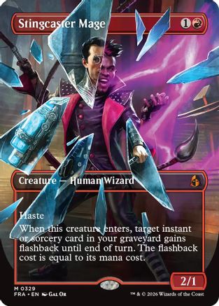 Stingcaster Mage (Borderless) (0329) (FRA-329) - Reality Fracture