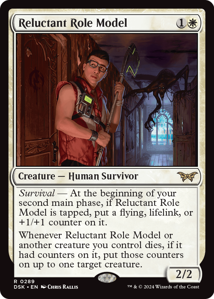 Reluctant Role Model (0289) (DSK-289) - Duskmourn: House of Horror Foil