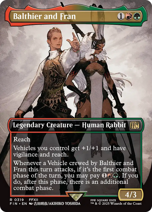 Balthier and Fran (FIN-319) - FINAL FANTASY (Borderless)